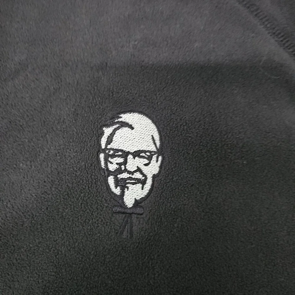 KFC Mens Fleece Jacket‎ 3XL Employee Uniform Kentucky Fried Chicken Colonel